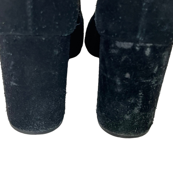Steve Madden Rookie Ankle Cut Out Boots Size 8.5M Black Suede - Picture 7 of 9
